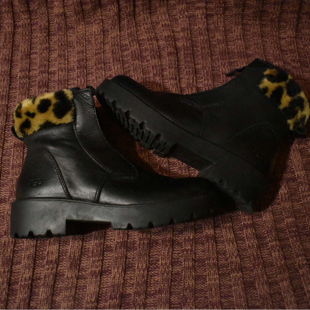 Cute leopard print ugg boots
